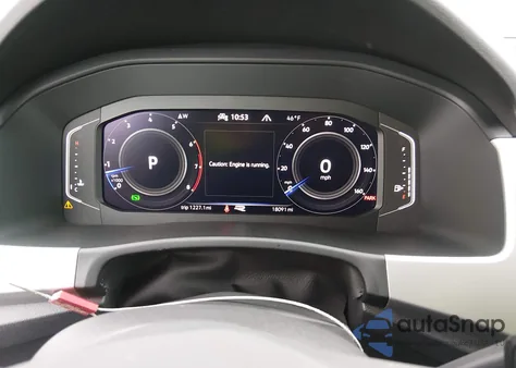 2022 Volkswagen Atlas Cross Sport 3.6L V6 Sel R-Line Black from USA, damaged, VIN 001V2AE2CA8NC2290